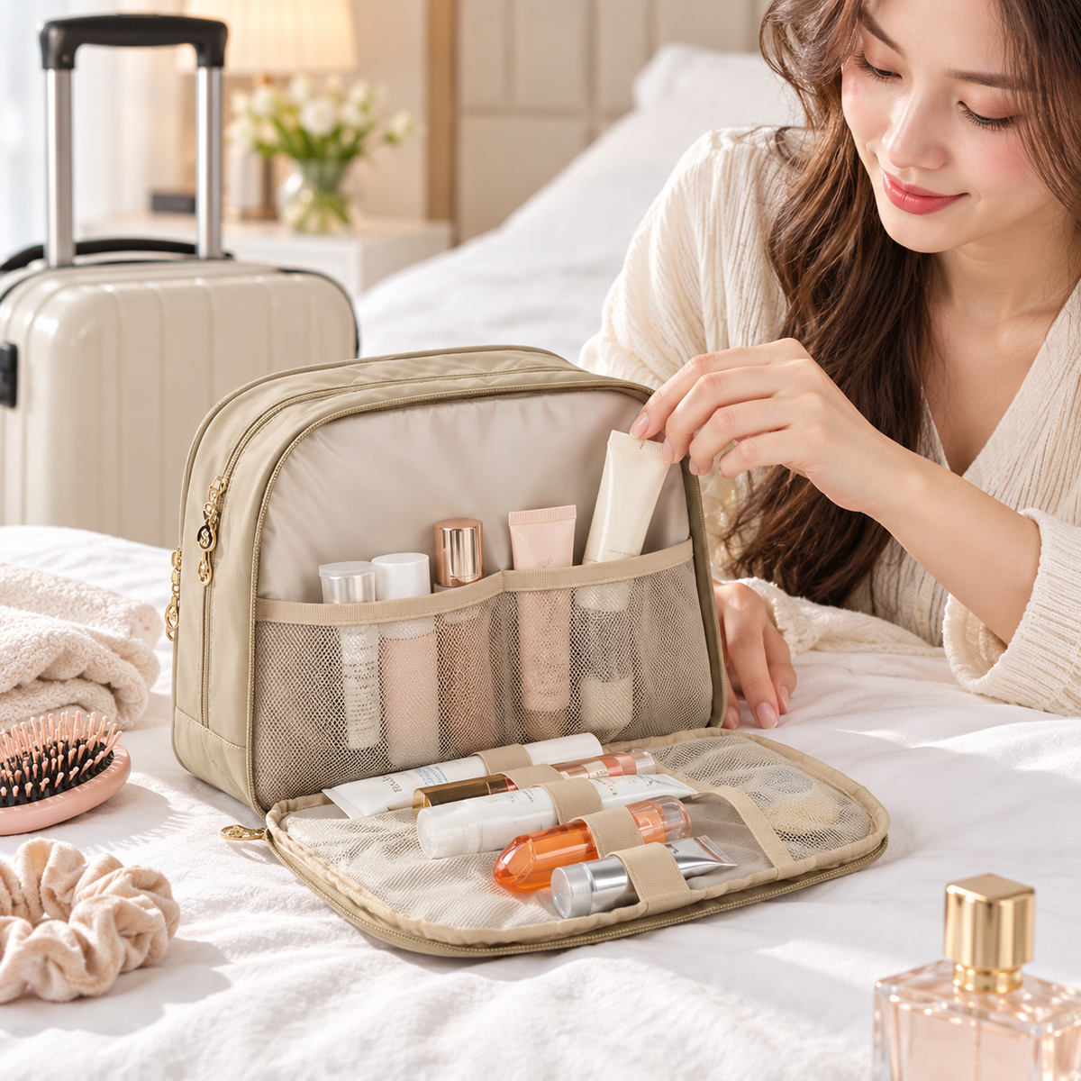 ModernNest Large Travel Toiletry Organizer