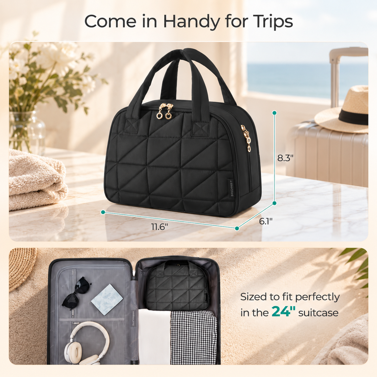 ModernNest Large Travel Toiletry Organizer